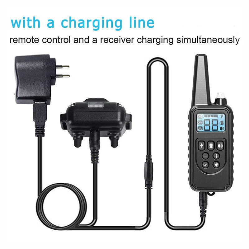 Anti Bark Electric Shock Dog Pet Training E-Collar Obedience Remote Control AU