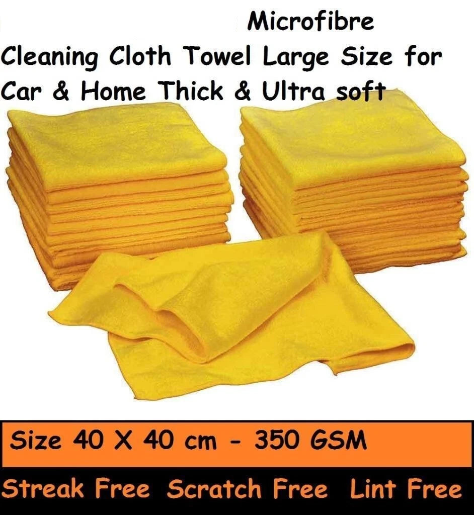 36 Kirkland Ultra Soft Plush Microfibre Car Towels Cloths 40x40 Free post 2025