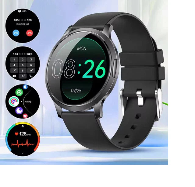 New Smart Watch Full Touch Screen AMOLED Bluetooth Call for Women and Men -DT93