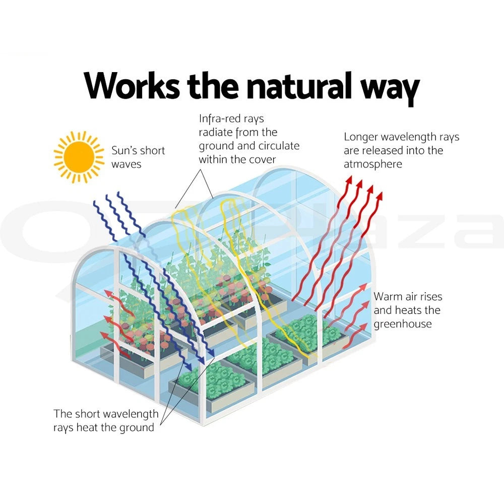 Green Fingers Greenhouse 4 Tiers Mini Green House Garden Bed Planter Box