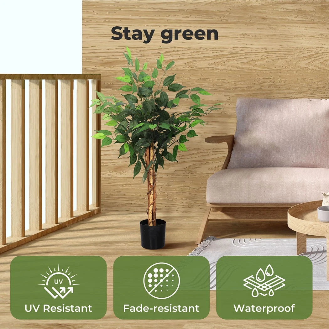 Lambu Artificial Plants Palm in Pot Fake Tree Lifelike Home Office Decor Indoor