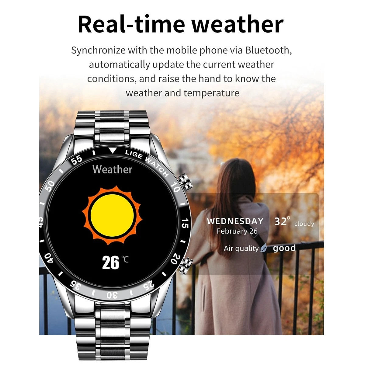 Bluetooth Call Smart Watch Waterproof Men Sport Full Touch Screen Smartwatch HOT