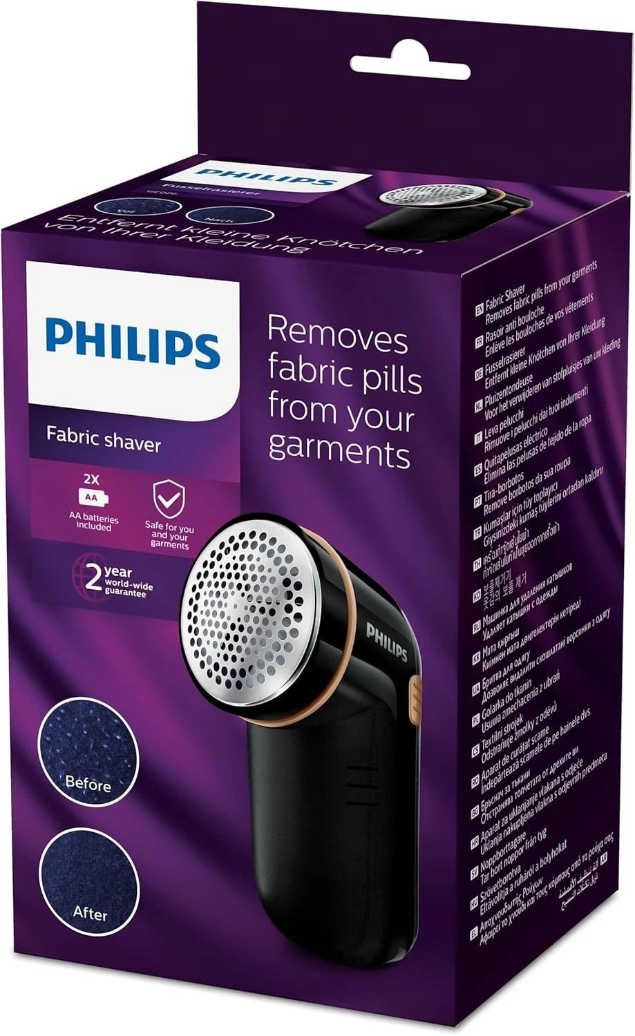 Lint Pill Remover Battery Operated Fabric Shaver Remove Fabric - by Philips