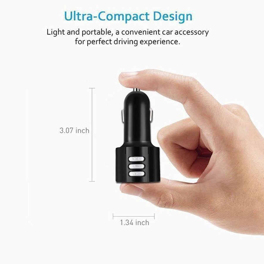 Handsfree Wireless Bluetooth FM Transmitter Car Charger USB MP3 Player Audio Oz