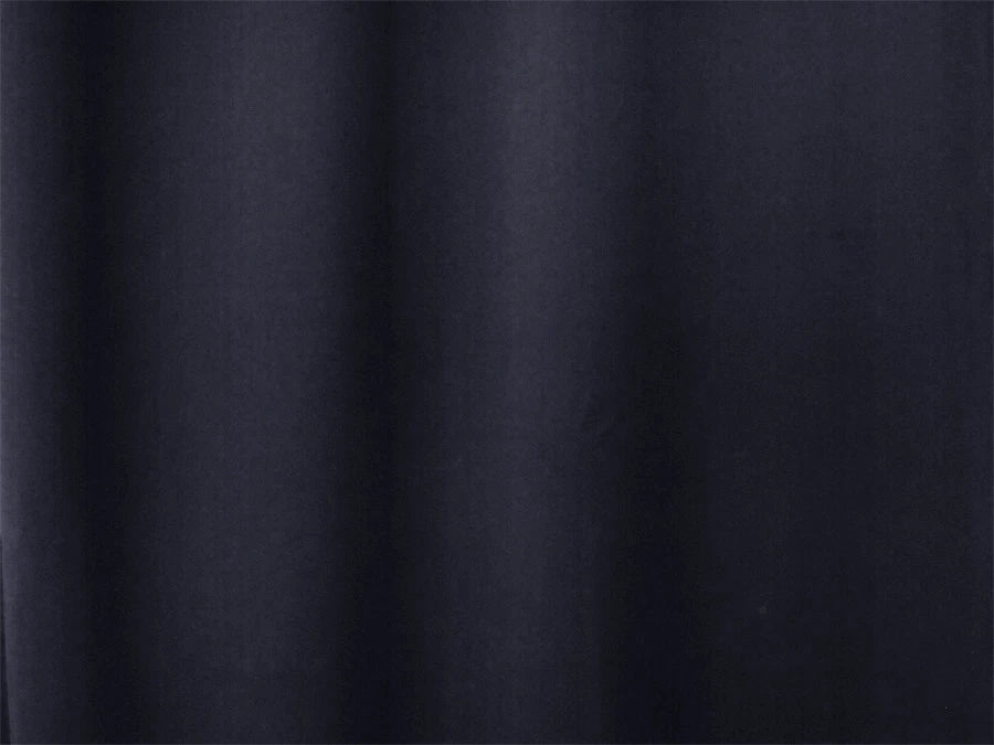 100% Blockout Curtain 270x230cm PINCH PLEAT Blackout High Level Fabric Black