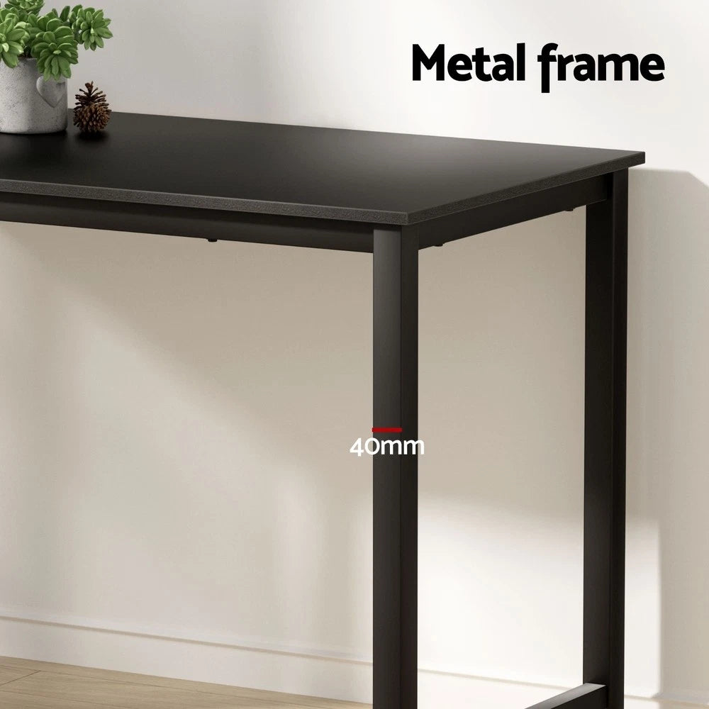 Artiss Computer Desk Home Office Study Table Laptop PC Desks Black 120CM