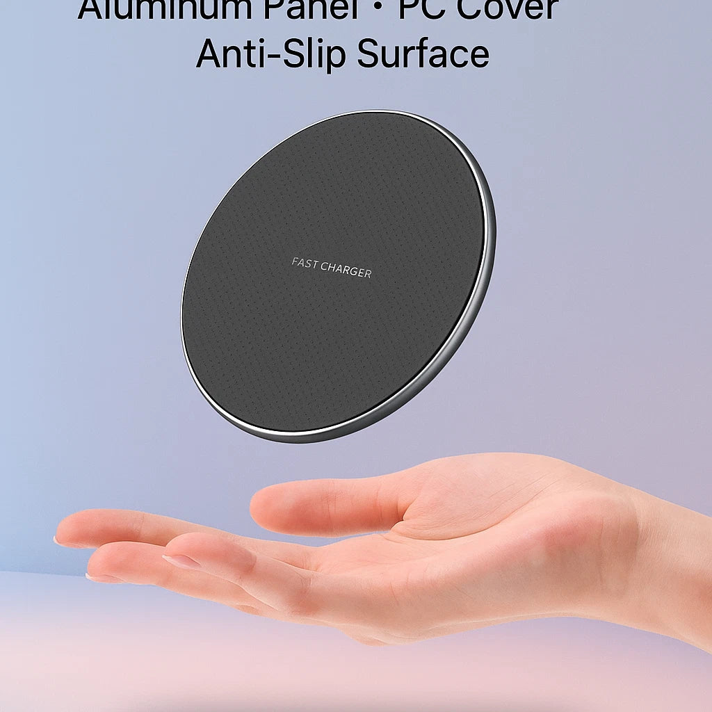 30W Fast Wireless Charging Pad for iPhone & Android – Ultra-Slim Quick Charger