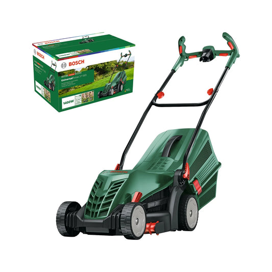 Bosch 1400W Corded Electric Lawn Mower 10m Cable 40L Grassbox UniversalRotak37n
