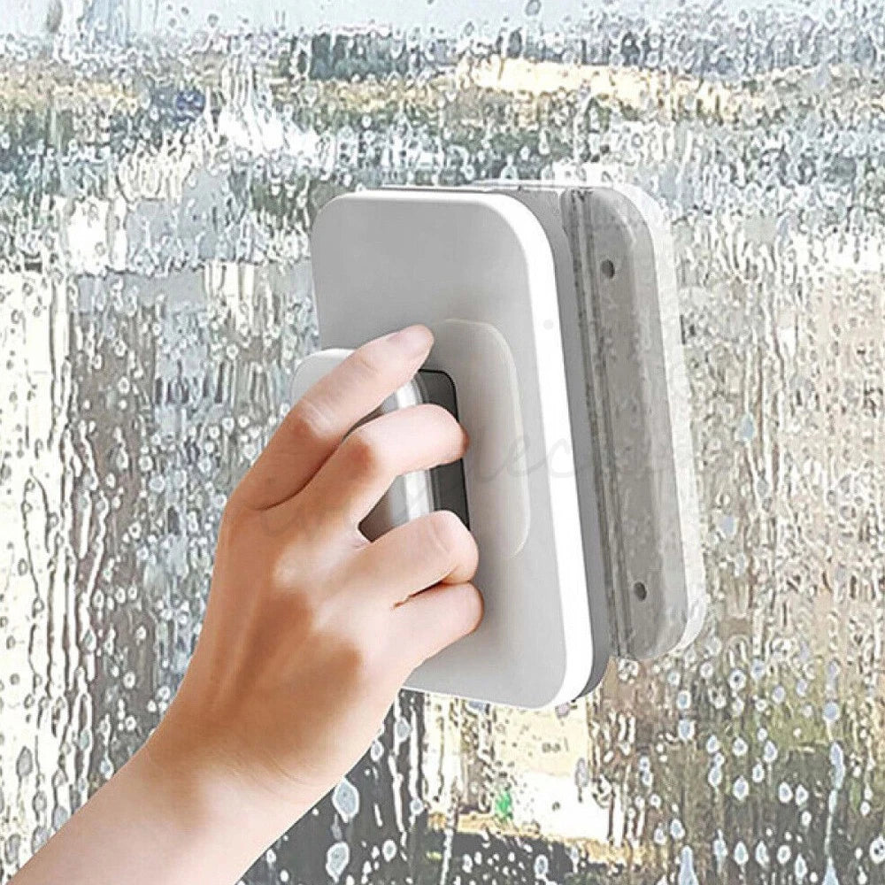 Magnetic Window Cleaner Glass Brush Wiper Washing Double Side Cleaning Tools AU