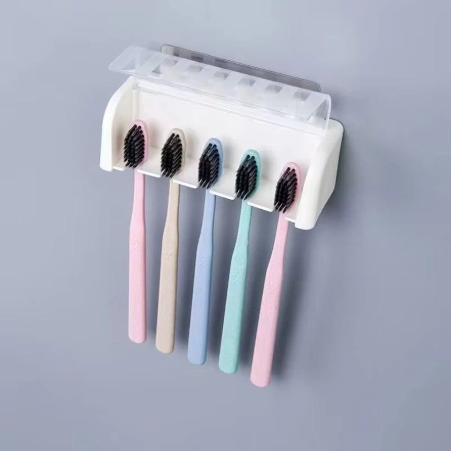 Toothbrush Holder amily Tooth Brush Storage Bathroom Wall Mount Toothbrush