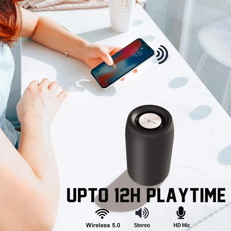 Waterproof Bluetooth 5.0 Wireless Speaker Outdoor Portable Loud Stereo Speakers