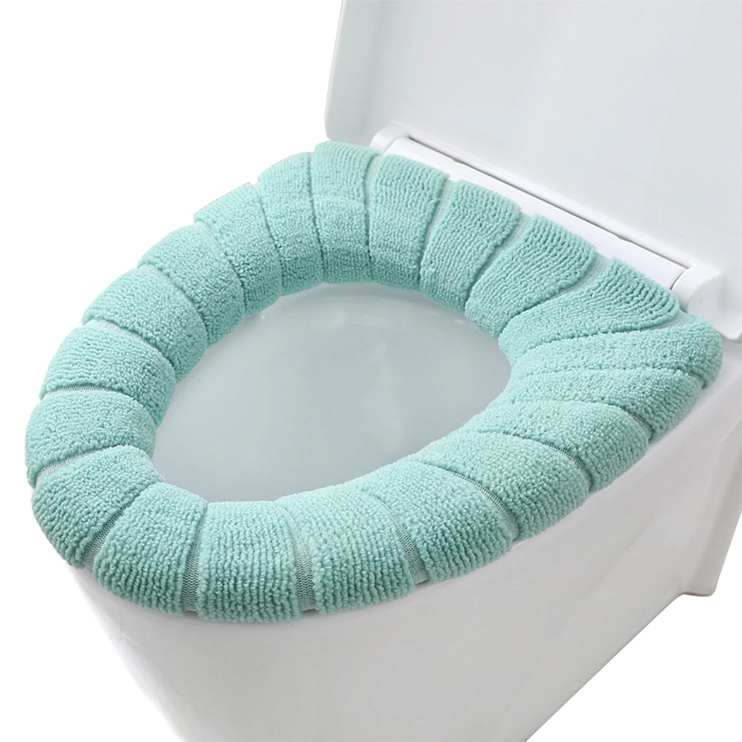 Soft Toilet Seat Mat Bathroom Washable Closestool Cushion Cover Pad Lid Warmer