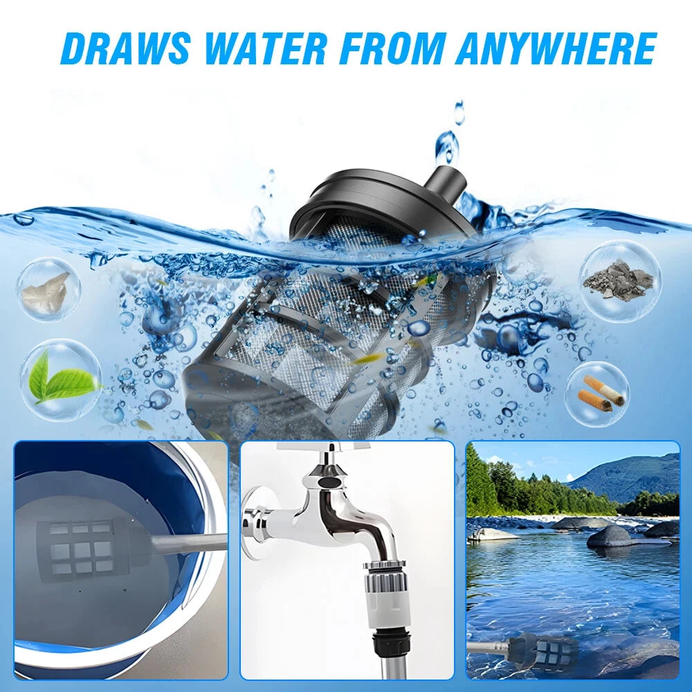 Brushless Cordless Electric High Pressure Spray Car Gun 6-in-1 Washer Cleaner