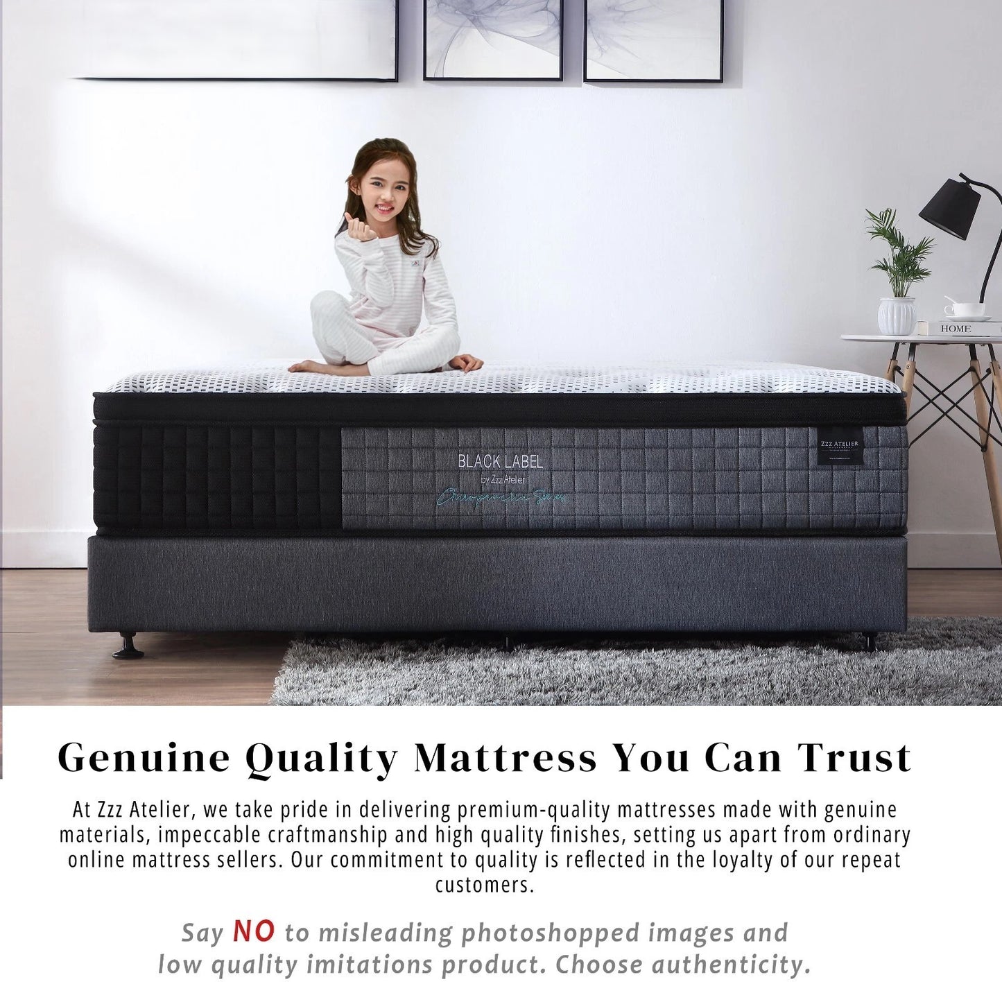 Queen Double King Single Mattress Bed Euro top Pocket Spring Latex Chiropractic
