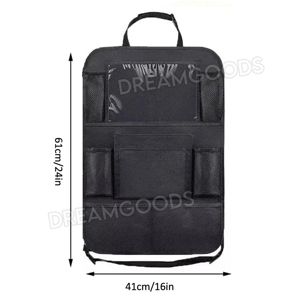 2PCS Car Seat Back Organiser Multi Pocket Storage Bag Pouch Holder Interior Tidy