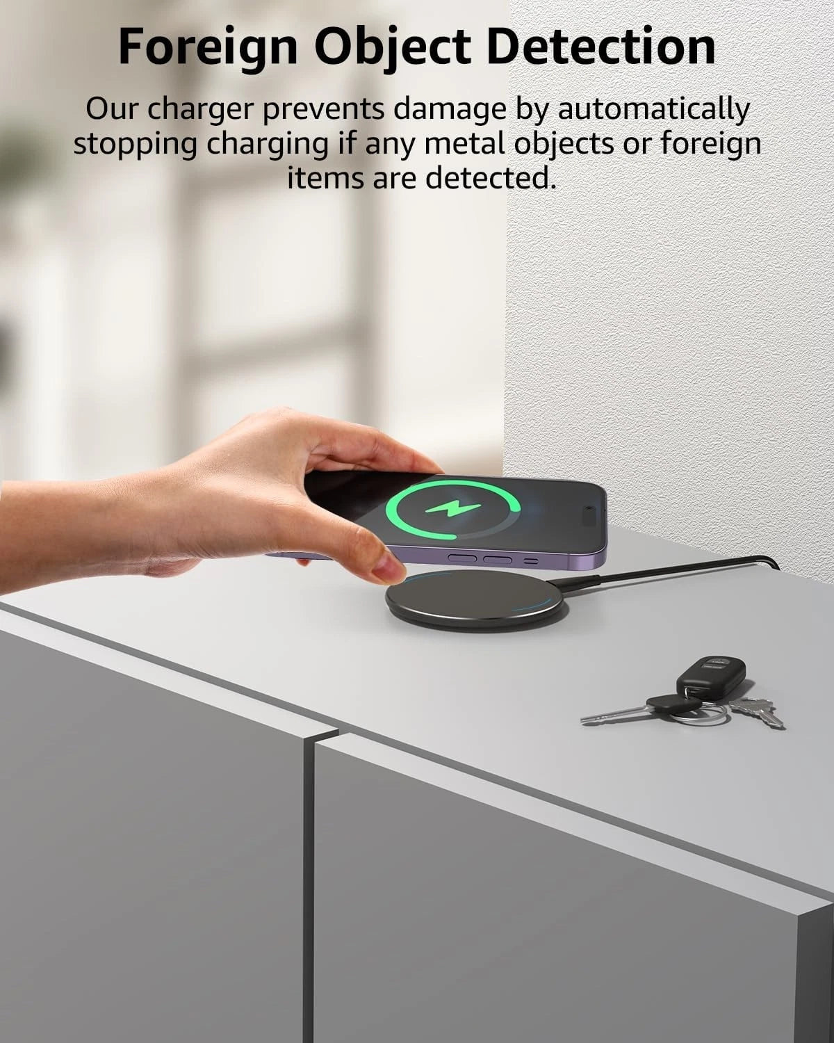30W Fast Wireless Charging Pad for iPhone & Android – Ultra-Slim Quick Charger