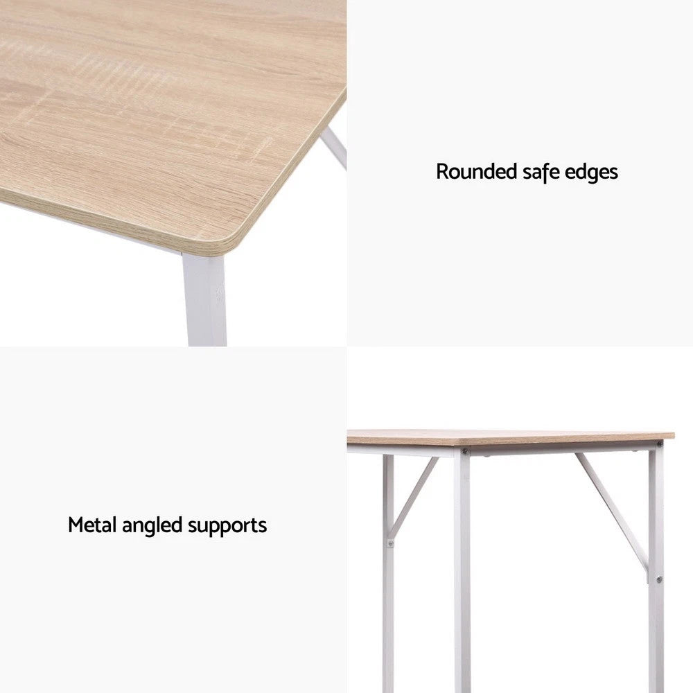 Artiss Computer Desk Home Office Study Table Desks Oak 100CM