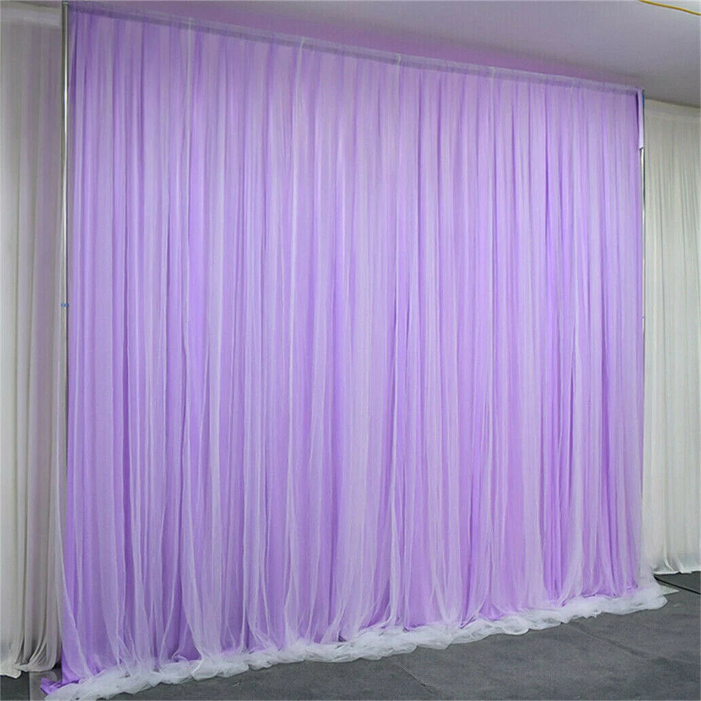 6Mx3M Adjustable Heavy duty Telescopic Wedding Backdrop Stand Pipe &Drape System