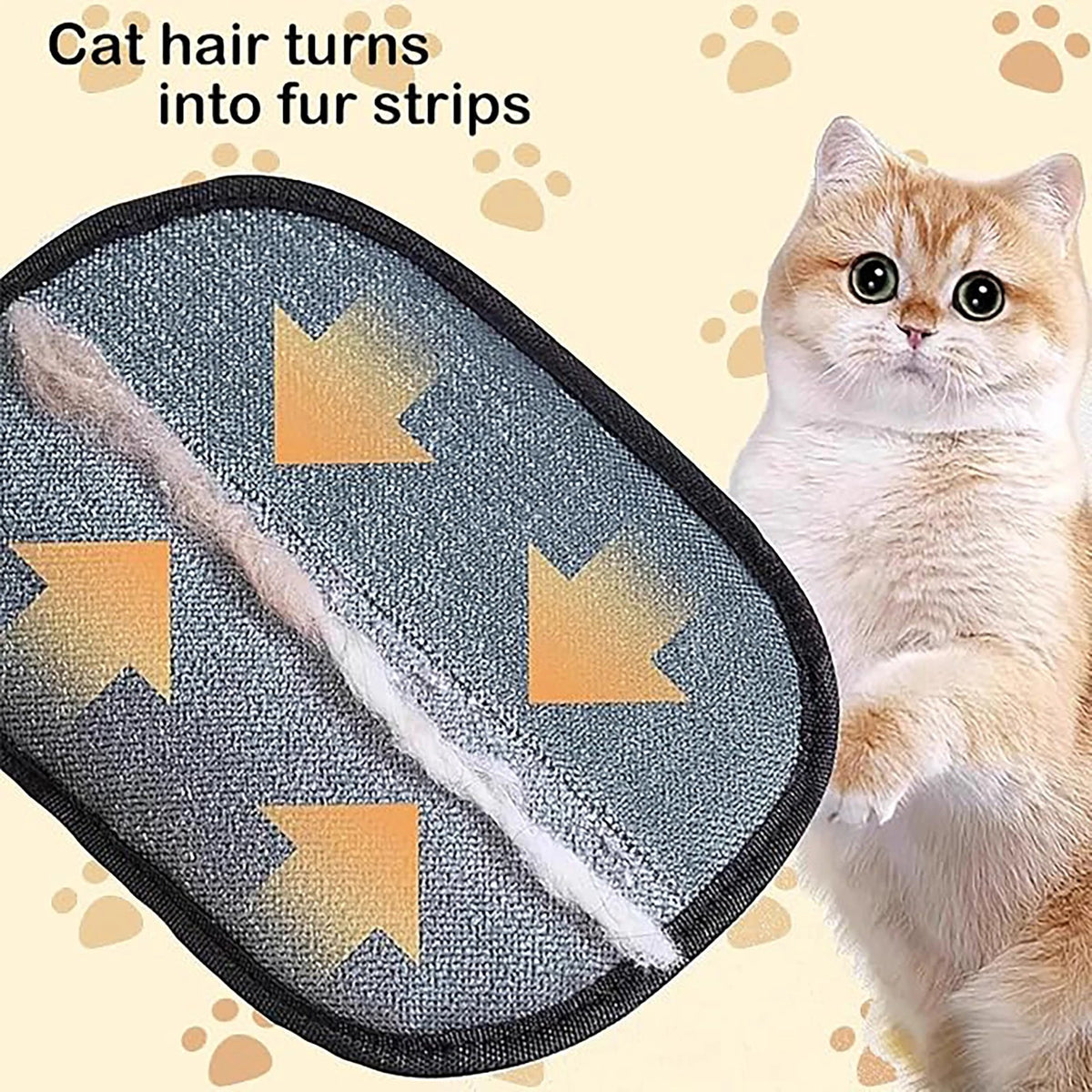 Pets Grooming Glove Double Sided Pet Hair Remover Gloves for Dog Cat Reusable AU