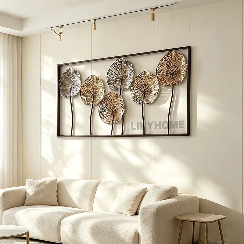 Large Floral Metal Wall Sculpture Hanging Art Home Patio Garden Decoration Decor