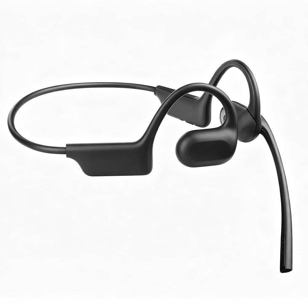 Mpow Air Conduction Headphones Trucker Bluetooth Headset Dual Noise Cancelling