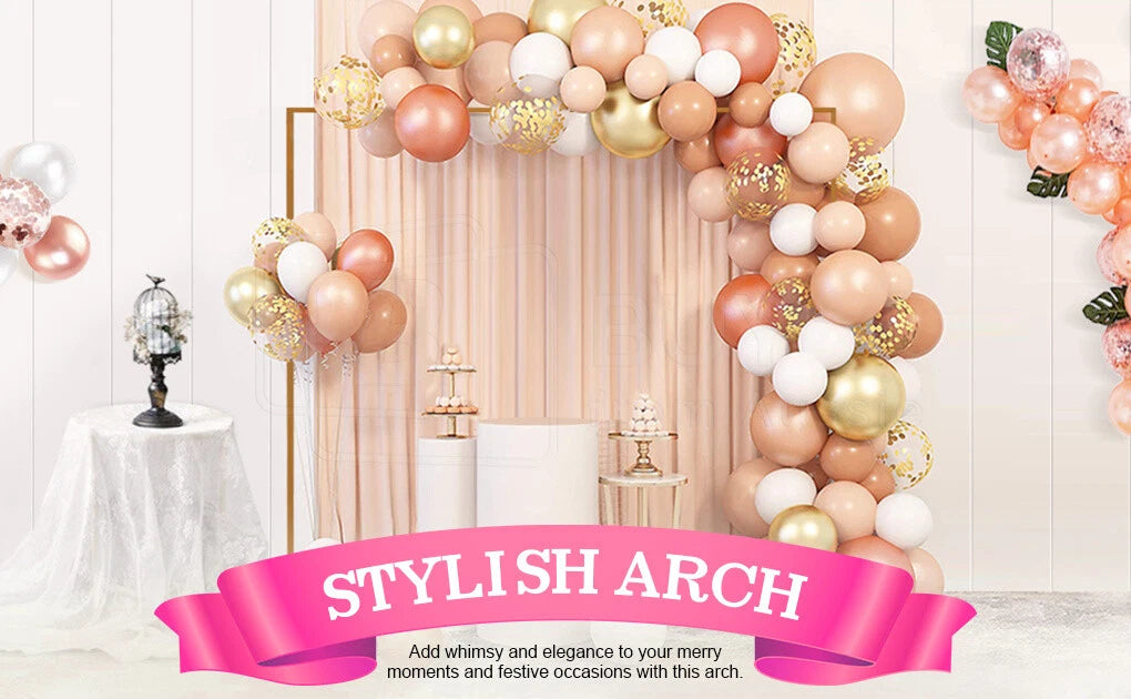 1.5/2M Square Wedding Arch Backdrop Stand Sign Display Party Flower Decoration
