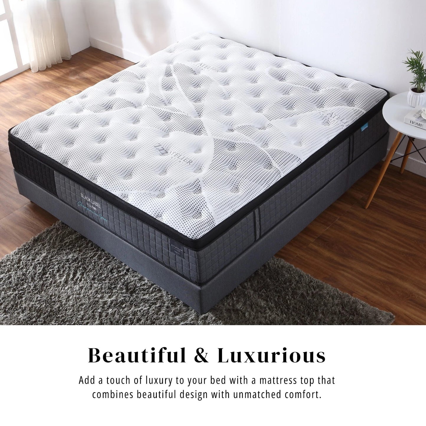 Queen Double King Single Mattress Bed Euro top Pocket Spring Latex Chiropractic