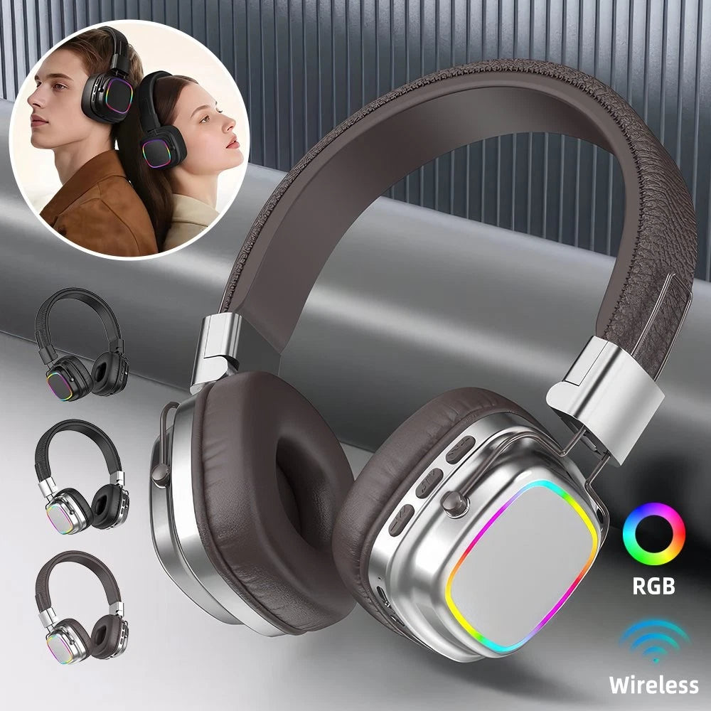 Wireless Headphones Bluetooth Earphones Headset Rechargeable with Mic Foldable