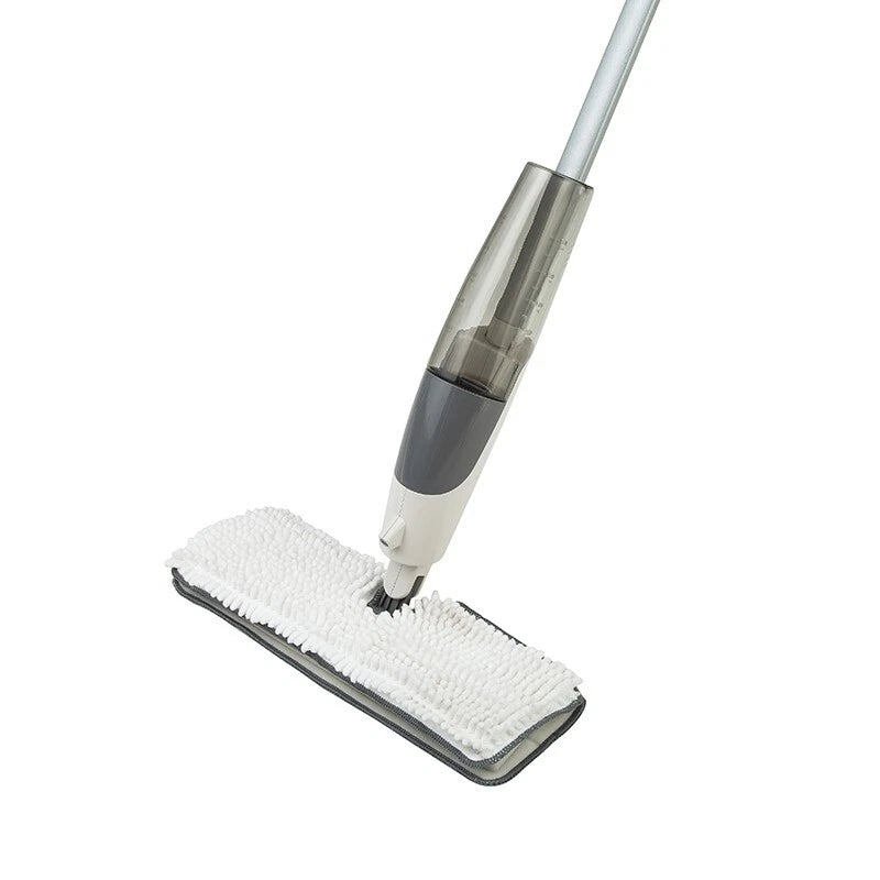 Double-Sided Spray Mop with Microfibre Mop Pads for Wood Floor  360° Swivel