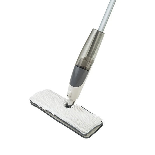Double-Sided Spray Mop with Microfibre Mop Pads for Wood Floor  360° Swivel