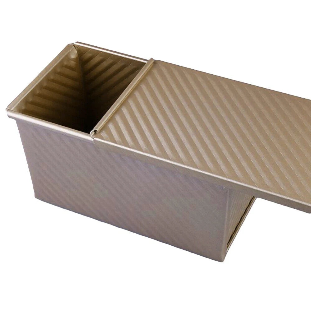Pullman Loaf Pan with Lid Non-Stick Bakeware Bread Toast Mold Carbon Steel Cor