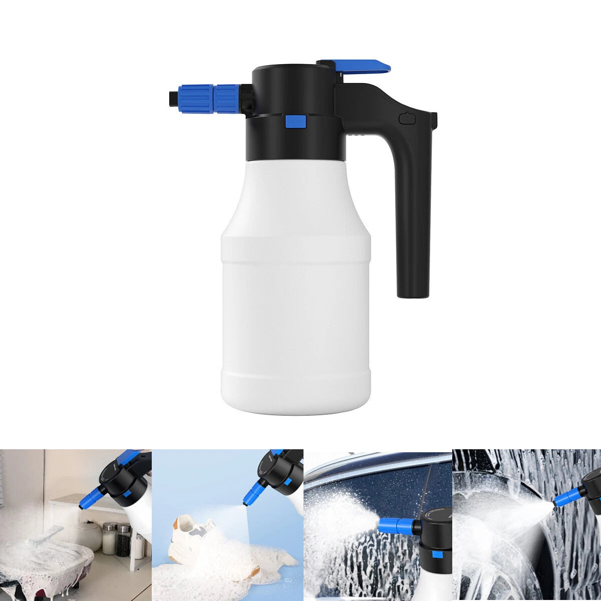 Wireless Electric Foam Pressure Washer High Pressure Garden Car Cleaning Tool