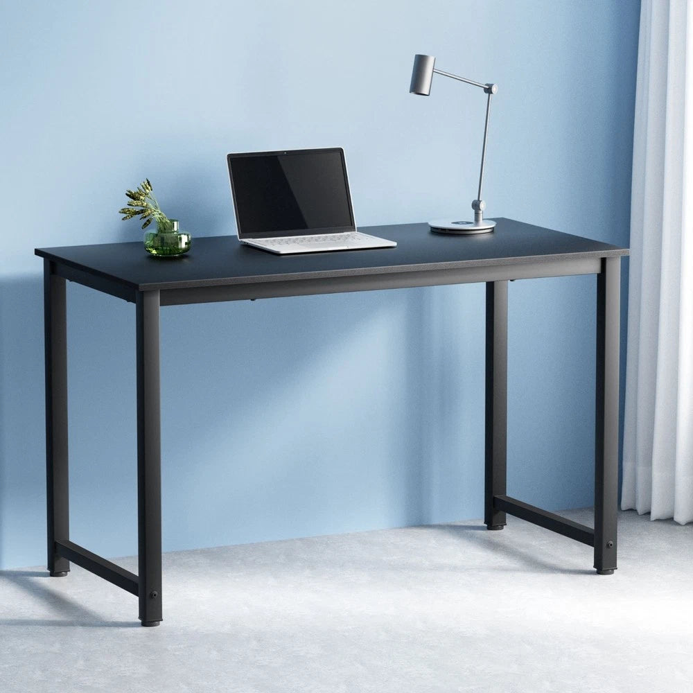 Artiss Computer Desk Home Office Study Table Laptop PC Desks Black 120CM