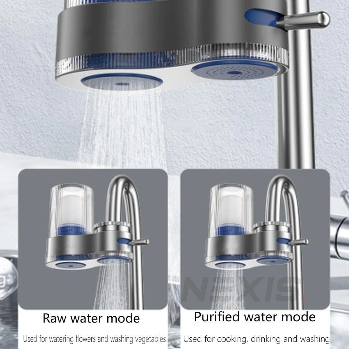 1-4Pack Tap Water Filter Kitchen Faucet Water Purifier Clean Home Percolator AU