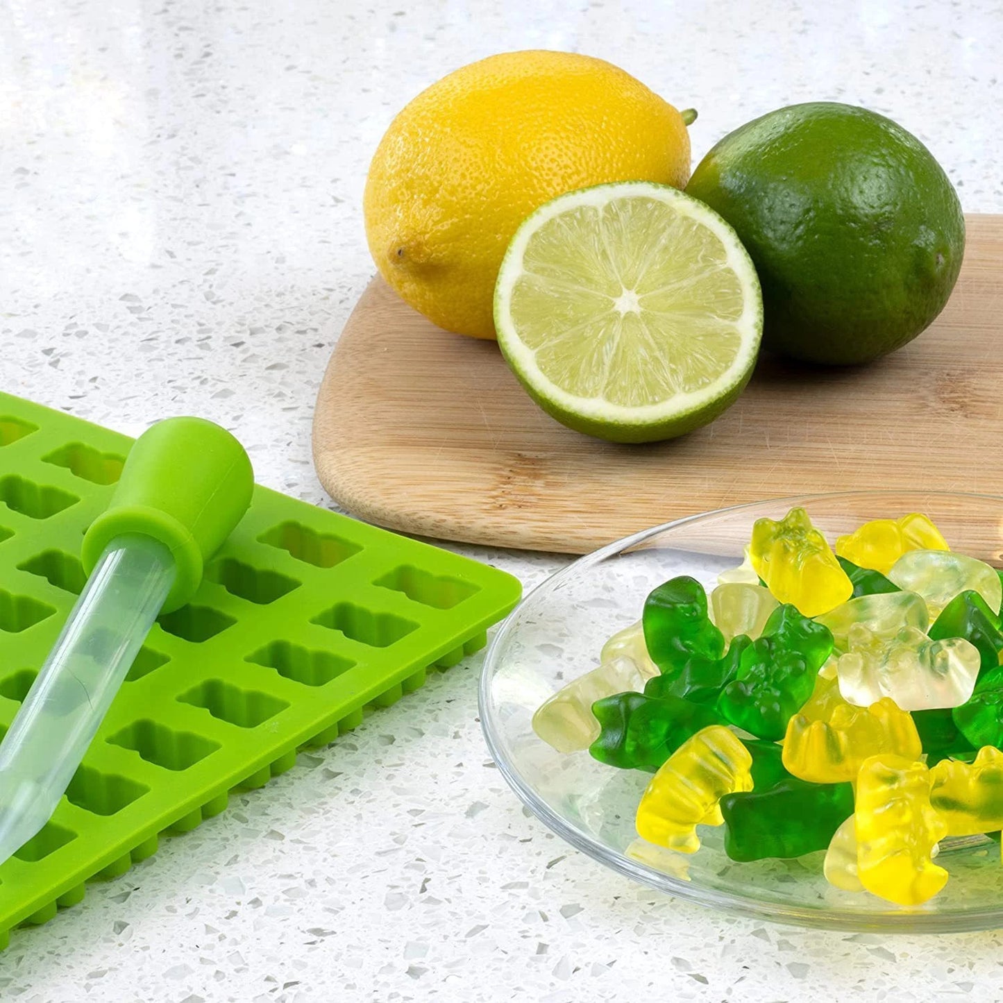 53 Cavity Silicone Gummy Bear Mold Candy Chocolate Jelly Ice Moulds Bakeware AU