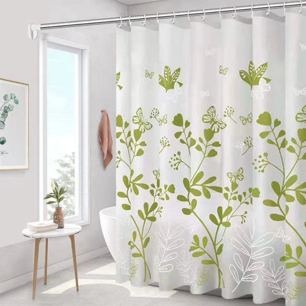 Mildew Proof Bathroom Curtain Waterproof Printed Shower Curtain