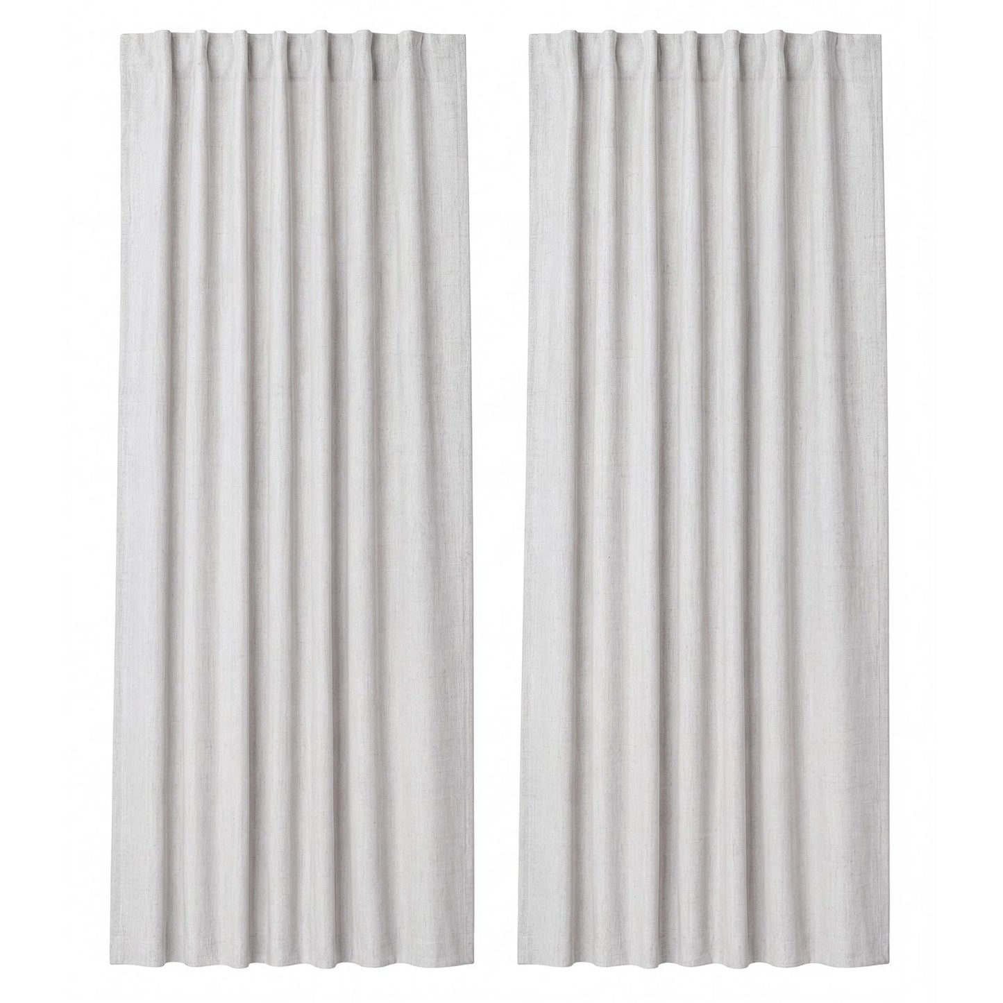 Marlow 2 Panels Blackout Curtains Thermal Linen Look Curtain Draperies Window
