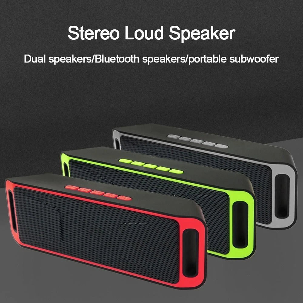 Portable Waterproof High Power High Bass Bluetooth Speaker Stereo Loud Speaker