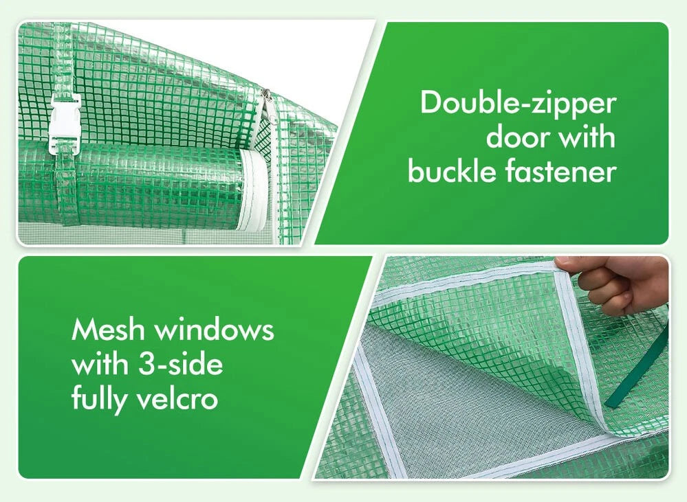 ALFORDSON Greenhouse Dome Shed Walk in Tunnel Plant Garden Storage Cover 3x2x2M