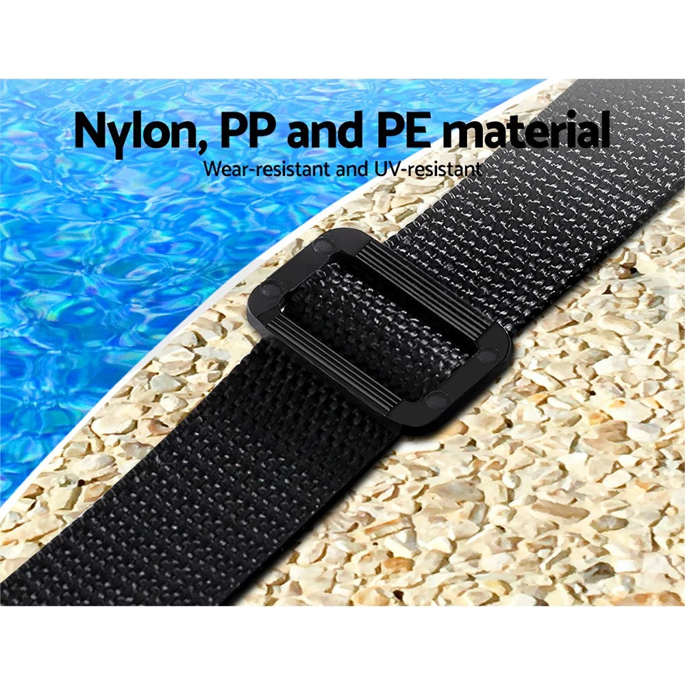 Aqua Buddy Pool Cover Roller Attachment Straps Kit 8PCS for Swimming Solar Pool