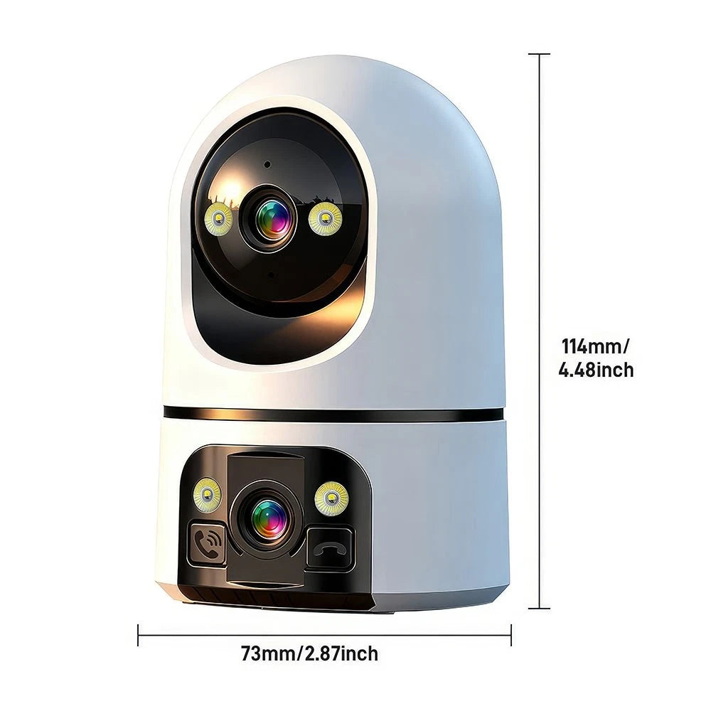 Security Camera 2.4G WIFI Indoor Smart Home Baby Pet Monitor Night Vision Wired