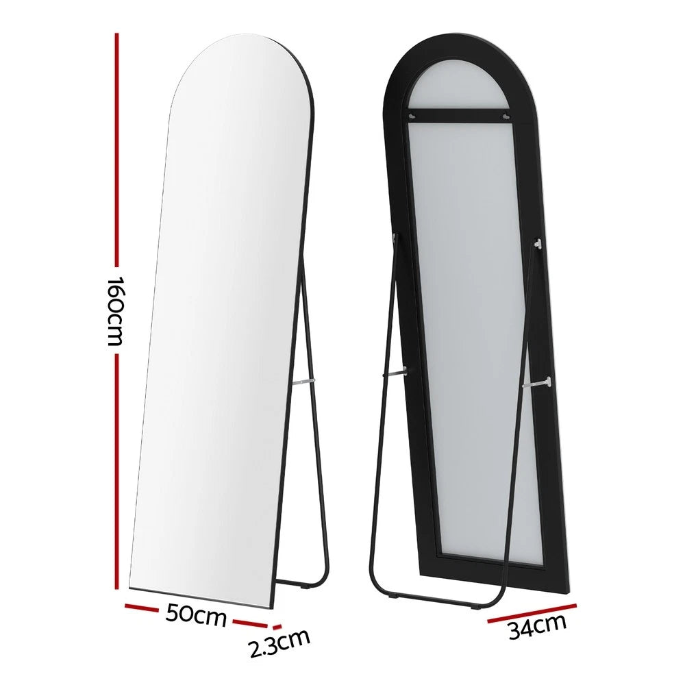 Embellir Full-Length Floor Wall Mirrors Freestanding Makeup Home Decor Black