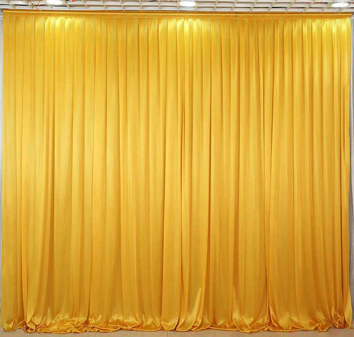 Black 3M x 3M Wedding Party Backdrop Drape Sheer Curtain Stage Background