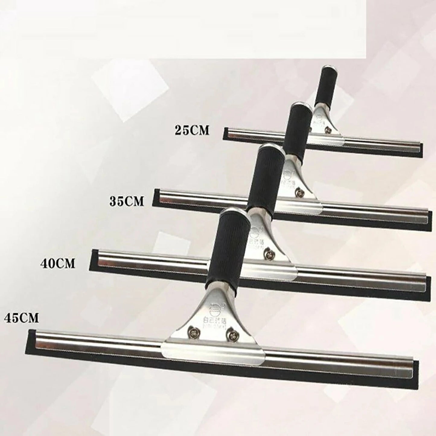 25-45cm Glass Window Cleaning Squeegee Blade Wiper Cleaner Home Shower Bathroom