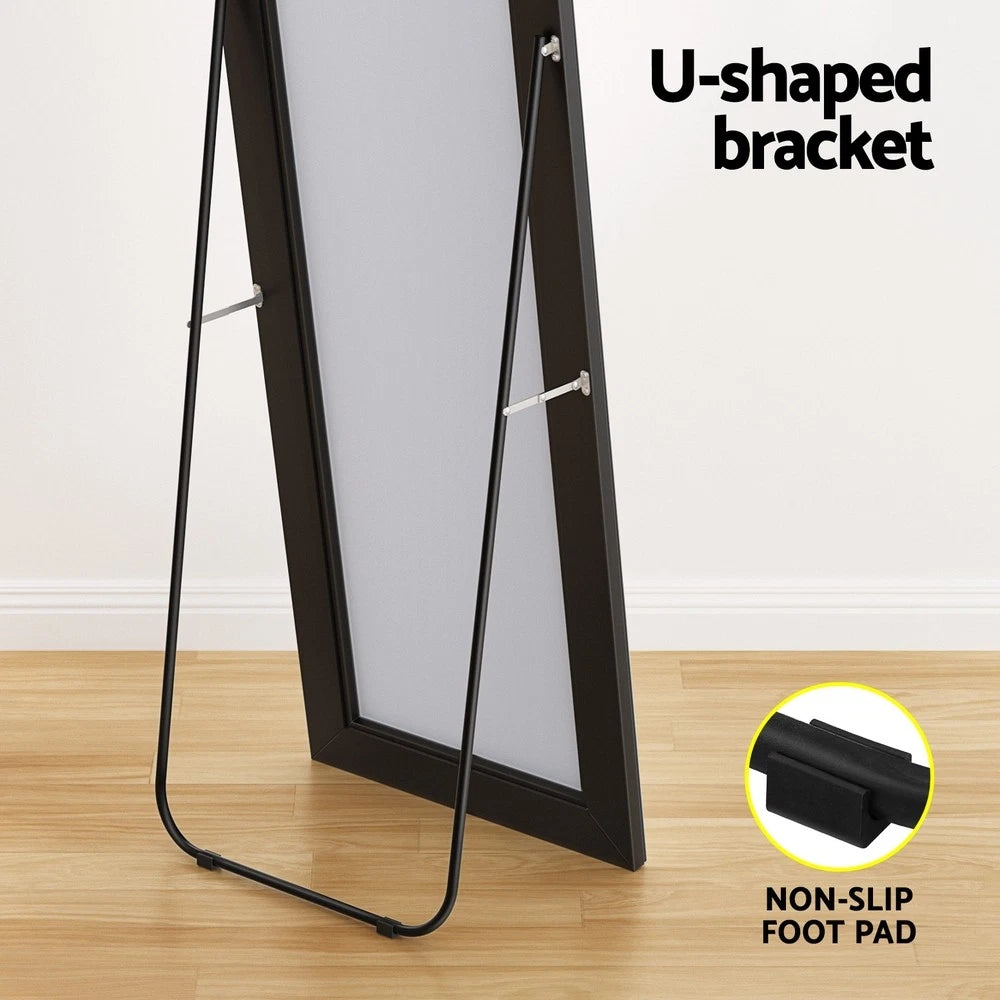 Embellir Full-Length Floor Wall Mirrors Freestanding Makeup Home Decor Black