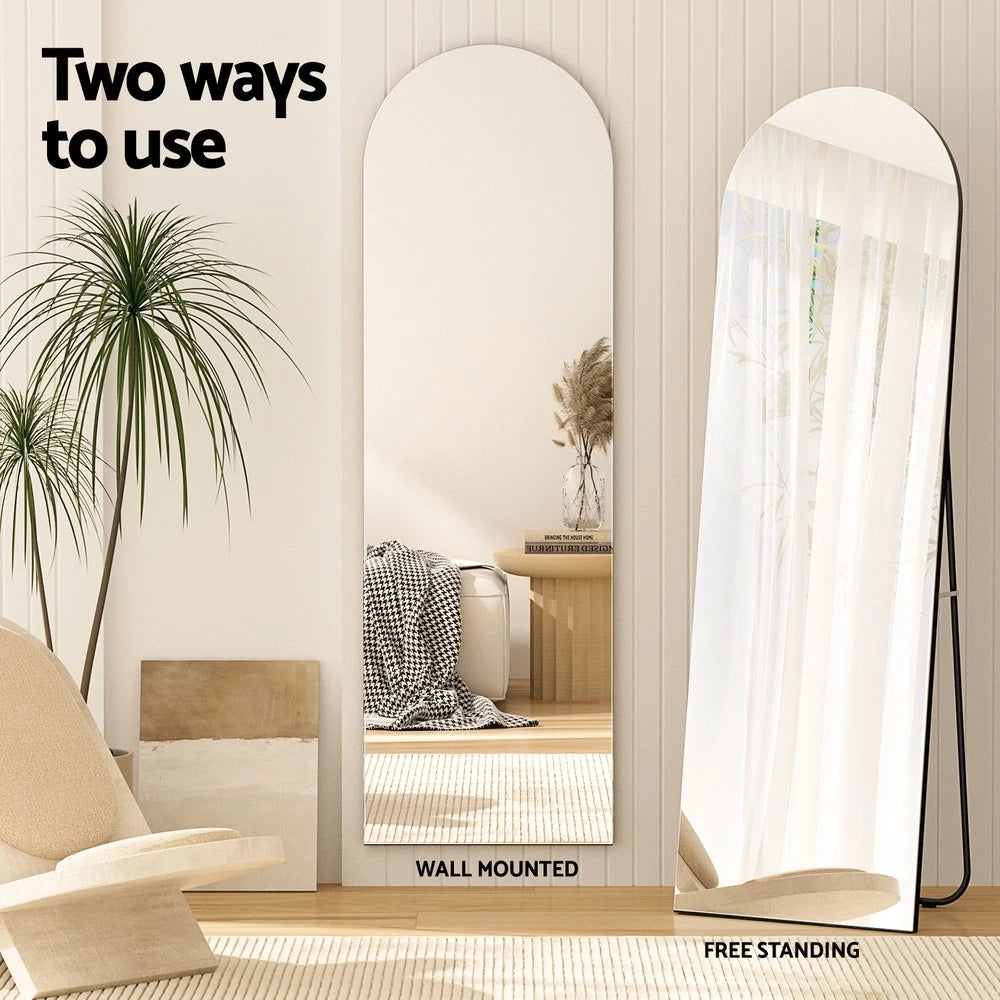 Embellir Full-Length Floor Wall Mirrors Freestanding Makeup Home Decor Black