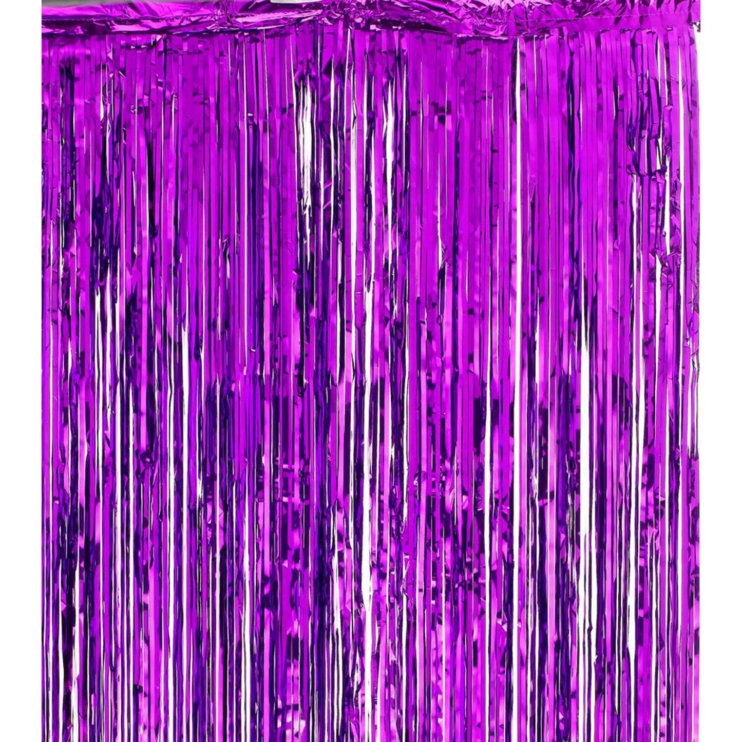 2M Metallic Fringe Tinsel Curtain Foil Backdrop Streamer Event Party Drop AUS