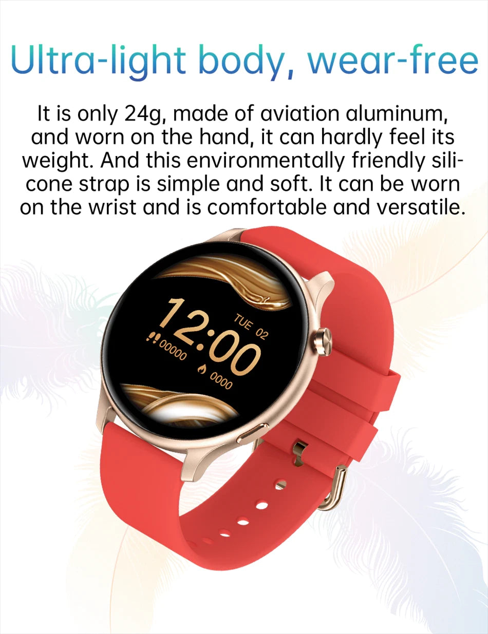 New Smart Watch Full Touch Screen AMOLED Bluetooth Call for Women and Men -DT85