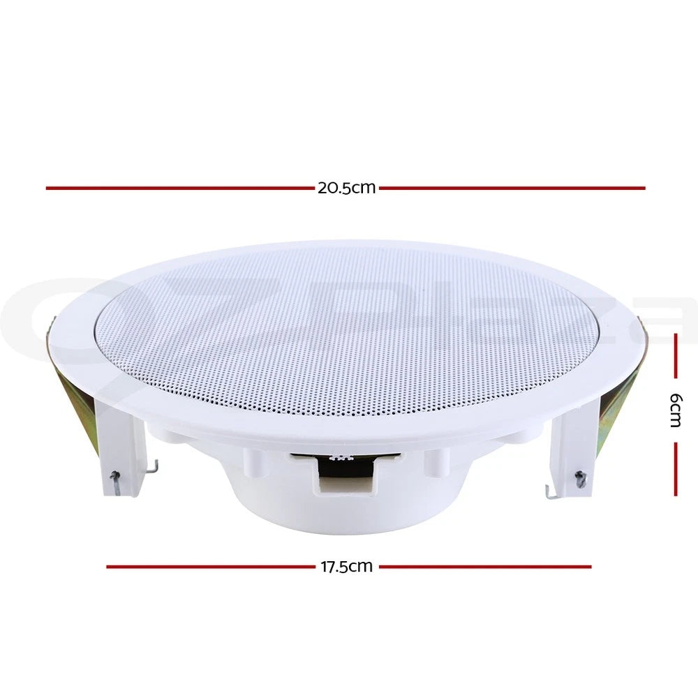 Giantz 6''Ceiling Speakers In Wall Speaker Home Audio Stereos Tweeter 2pcs