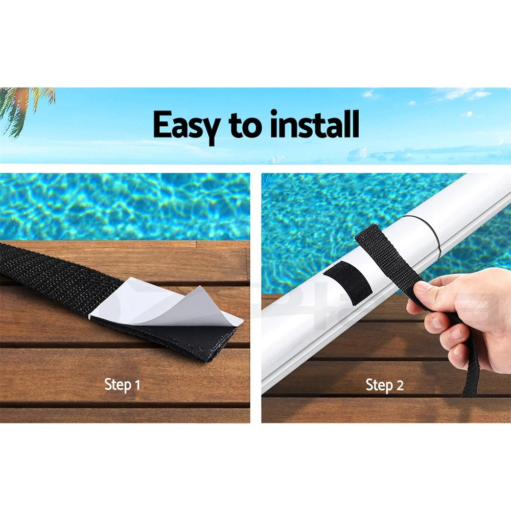 Aqua Buddy Pool Cover Roller Attachment Straps Kit 8PCS for Swimming Solar Pool